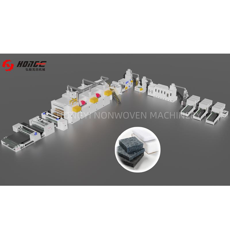 Lini Produksi Felt Limbah HYL Airlaid